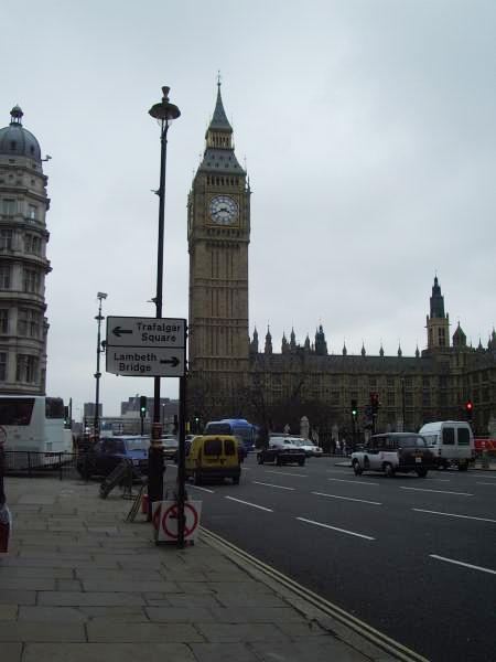 Way to Trafalgar Square