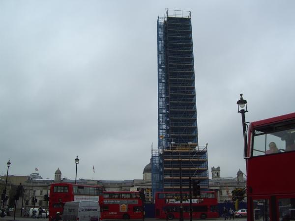 Nelson Column under construction