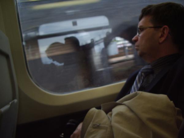 In the train